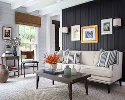 country living room with black