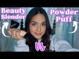 beauty blender vs powder puff