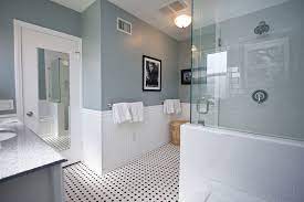 white tile bathroom remodel