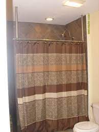 how to build a ceiling mounted shower