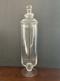 Extra Large 17 Clear Glass Apothecary
