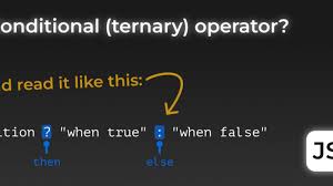 conditional ternary operator in js