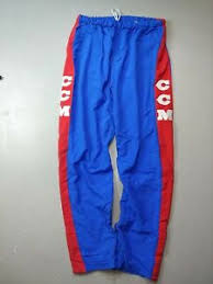 Details About Vintage Ccm Track Pants Warm Up Rare Size Xl Hockey Basketball Football Soccer