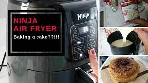 baking a cake in the ninja air fryer