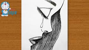 Maybe you would like to learn more about one of these? How To Draw Beautiful Very Easy Sad Girl Drawing How To Draw Crying Girl Art Video Youtube