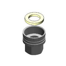 t s 002957 25 garden hose adapter with