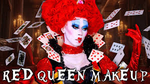 red queen makeup oween 2023