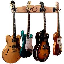 pro file wall mounted 4 guitar hanger