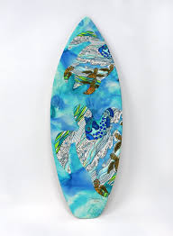Surfboard Wall Art Into The Sea Surf