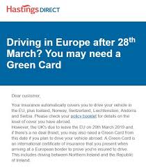 No insurance violations vary by state. Your Car Could Be Lifted If You Drive Without Green Card In The Republic Of Ireland Impartial Reporter