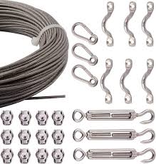 stainless steel cable light kit string