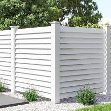 White Vinyl Fence Panel