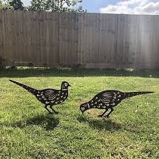 Pheasant Garden Decor Rustic Garden