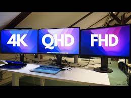 fhd vs qhd vs 4k monitor resolution