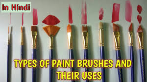 paint brushes types of painting brush