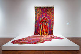 traditional persian carpet design meets