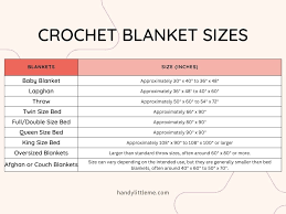 crochet blanket sizes and how much yarn
