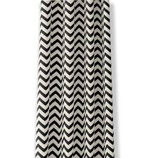 Chevron pattern wallpapers usually designed with contrast color. Ecotex Chevron Pattern Cotton Curtain For Window 5 Feet Set Of 2 Black Amazon In Home Kitchen