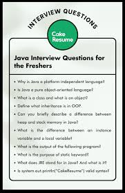 core java interview questions for
