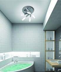 Brushed Steel Tubular Bathroom Ip44 Light
