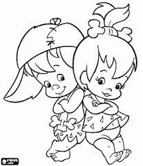 Keep your kids busy doing something fun and creative by printing out free coloring pages. Pebbles And Bam Bam Coloring Pages Beautiful Babies Pebbles Flintstone And Bam Bam Rubble Colori Disney Coloring Pages Coloring Pages Cute Coloring Pages