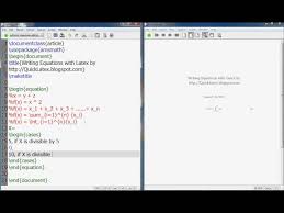 Latex Tutorial How To Write Mathematics