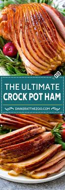 You will never fix ham any other way again! Crock Pot Ham With Brown Sugar Glaze Dinner At The Zoo