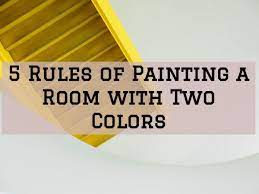 painting a room with two colors