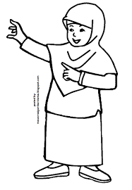 Sketsa kartun muslimah youtube via youtube.com. Mewarnai Gambar Kartun Anak Muslim Mewarnai Gambar