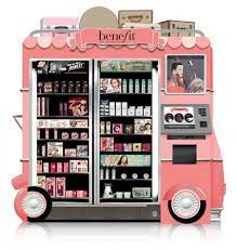 benefit cosmetics kiosk comes to