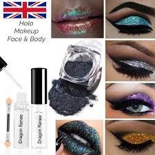 holographic glitter eyeshadow makeup