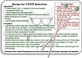 a lead test kit you can use at home