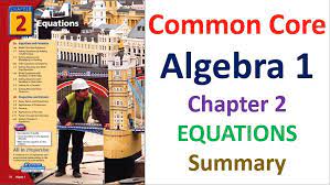 Common Core Algebra 1 Unit 2 Equations