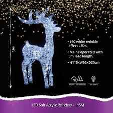 led soft acrylic reindeer