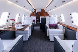 private jet interior custom design