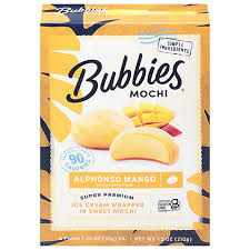 bubbies mochi vanilla ice cream