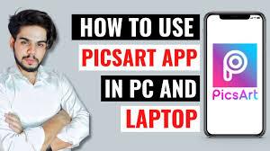 how to use picsart in pc laptop in