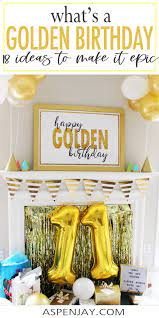 10 Fabulous Golden Birthday Ideas For Adults 2022 gambar png
