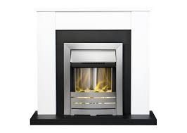 Adam Solus Fireplace In Black And White