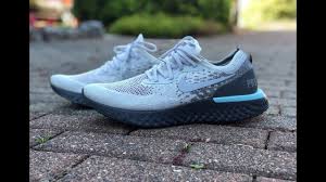 The nike epic react flyknit 2 takes a step up from its predecessor with smooth, lightweight performance and a bold look. Nike Epic React Flyknit Paris Cream Wolf Grey Unboxing On Feet Running Shoes 2018 Youtube