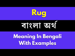 rug meaning in bengali rug শব দ র ব ল