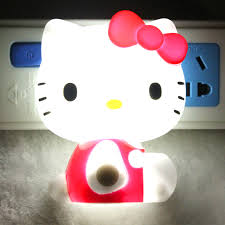 New Arrival Hello Kitty Led Night Light Ac110v 220v Baby Bedroom Lamp 4 Color Eu Plug Night Lamp 1pcs Baby Led Night Light Eu Ledlamp Lamp Aliexpress