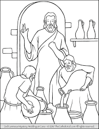 Last supper coloring pages for kids online. Luminous Mysteries Rosary Coloring Pages The Catholic Kid