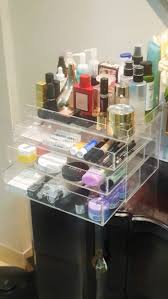 section drawer acrylic makeup organizer