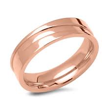 rose gold plated stainless steel ring