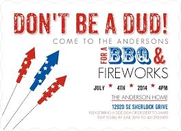Fun Fireworks 4th Of July Party Invitation 4th Of July Invitations