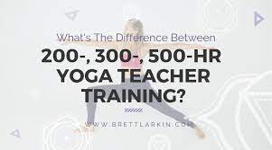 levels of yoga certification 200 300