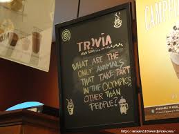 Questions have been categorized so you can pick your favorite category or challenge your . Caribou Coffee Daily Trivia Five One Eight