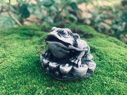 Frog Statue Cement Frog Cast Stone Frog