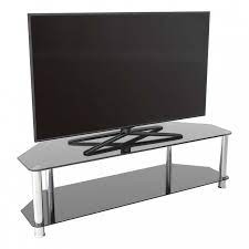 4.5 out of 5 stars Avf Sdc Series Black Glass 65 Inch Corner Tv Stand Chrome Sdc1400 A